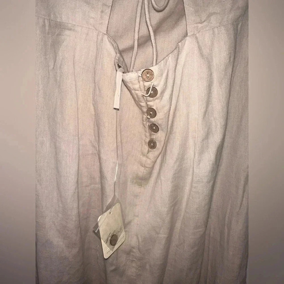 Free People Francesca Midi Dress in Ocean Pearl - Picture 6 of 7